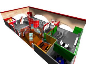 Custom Built Displays: BECM Canada Pavilion Rendering