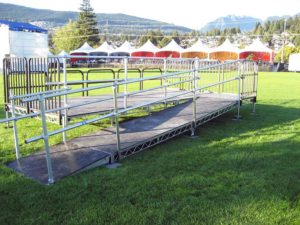 Custom Built Staging: Brand Live - Sarah McLachlan Fundraiser Wheelchair Stage