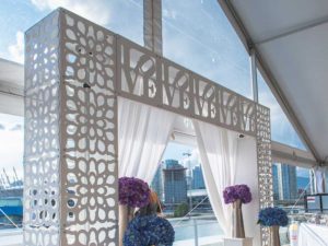 Custom Built Displays: Wedding - LOVE Arch